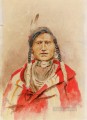 retrato de un indio Charles Marion Russell Indios americanos